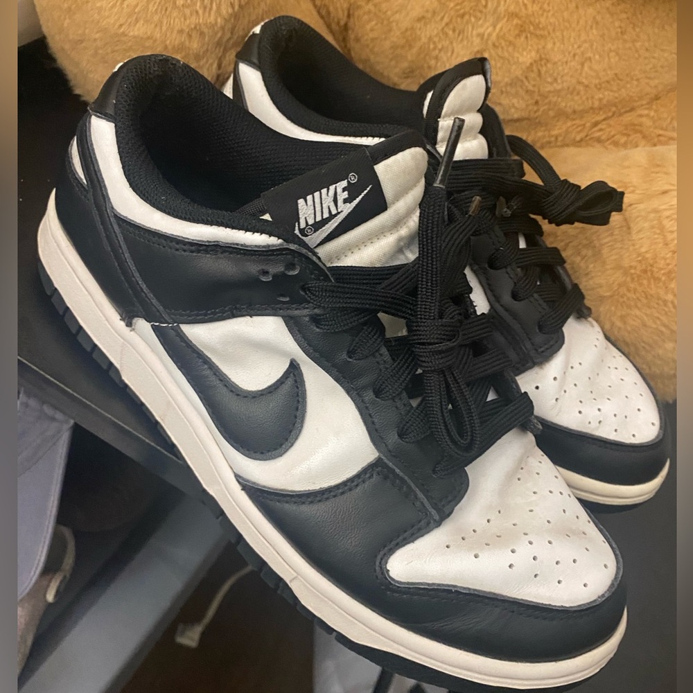 Nike Dunk Low Panda Shoes Size Womens 8.5 - Men’s 7.5 Black White